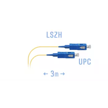 Шнур монтажный оптический SC/UPC SM 3м.